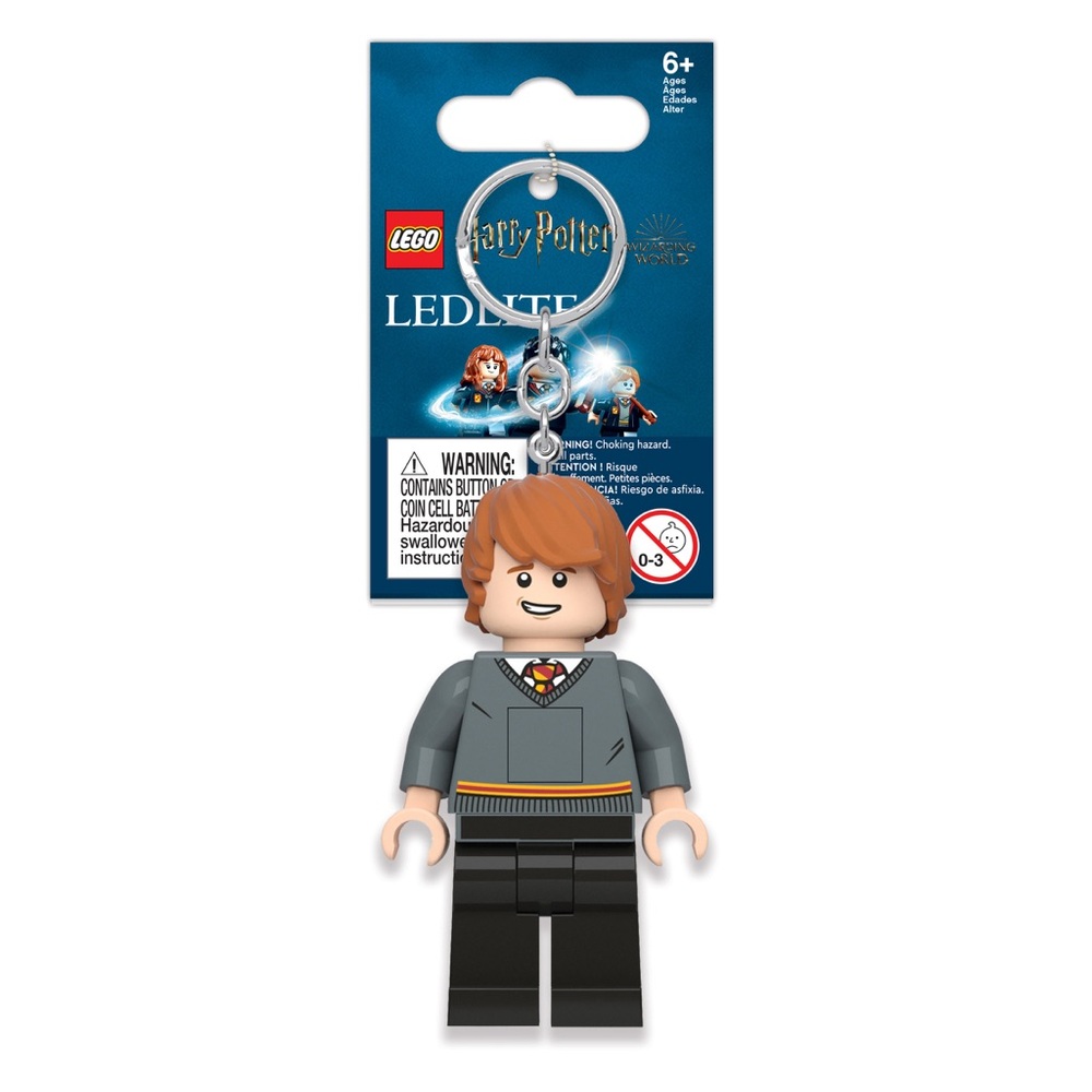Lego Ron Weasley light keychain